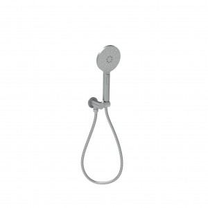 Cora Round Gun Metal Hand Shower On Bracket